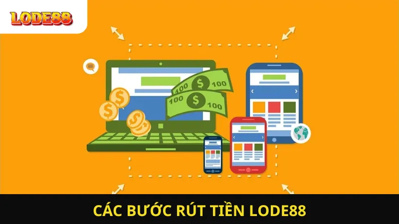 Các Bước rút tiền LODE88