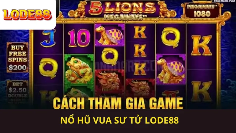 Cách Tham Gia Nổ Hũ Vua Sư Tử Lode88