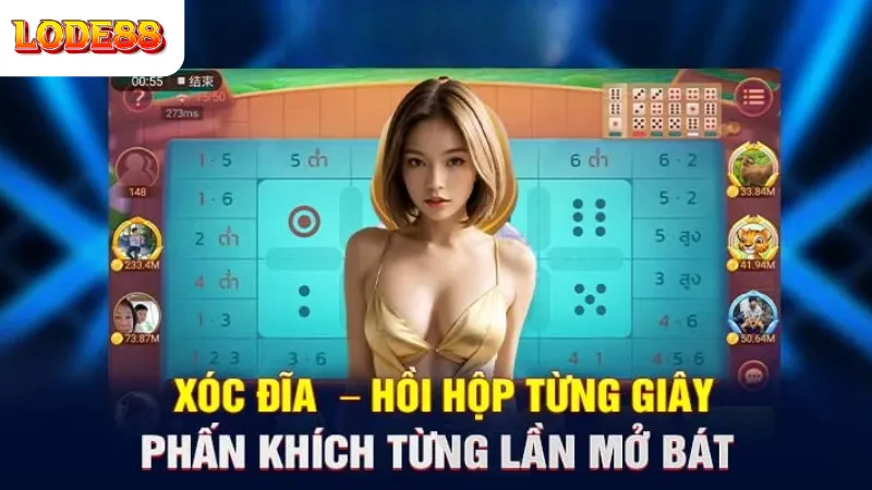 Trải nghiệm xóc đĩa online lode88